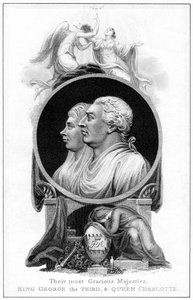 Král Jiří III a královna Charlotte, 19. století