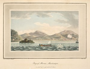 Zátoka Maran, Martinik, ilustrace z 