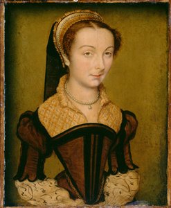 Portrét Louise de Halluin, paní z Cipierre, c. 1555.