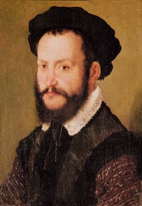 Portrét muže s hnědými vlasy, c.1560