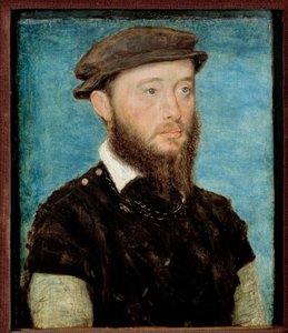 Portrét Jeana de Bourbon Vendome, hraběte ze Soissons a Enghien (1528-1557) Dřevomalba od Corneille De Lyon (Corneille de La Haye) (1500/1510-1574)