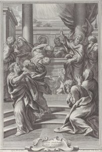 Svatý Pavel káže v Aténách, 1679. od Cornelis Bloemaert