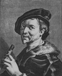 Muž s flétnou, 1625.