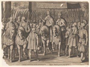 Císařská korunovace Karla V. v Bologni, 1530 Triumphs of Charles V (název série)