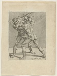Dva šermíři Šermíři (název série) od Cornelis Bos