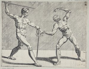 Dva šermíři od Cornelis Bos