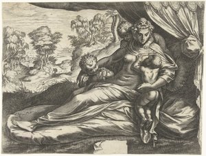 Láska (Caritas) od Cornelis Cort