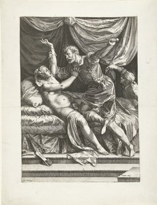 Lucretia en Sextus od Cornelis Cort