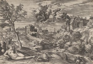 Ruggiero zachraňující Angeliku, 1565.