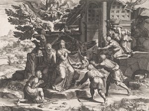 Klanění pastýřů, 1569. od Cornelis Cort