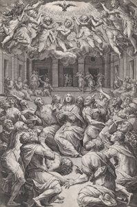 Letnice, 1574. od Cornelis Cort