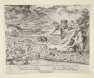 Vrak lodi od Cornelis Cort