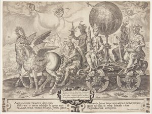 Triumf světa od Cornelis Cort