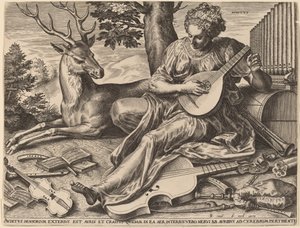 Sluch od Cornelis Cort after Frans Floris I