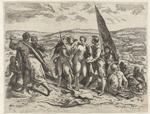 Alegorie války a míru od Cornelis Dircksz. Boissens