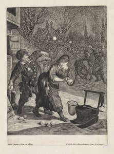 březen od Cornelis Dusart