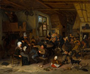 Selský hostinec od Cornelis Dusart