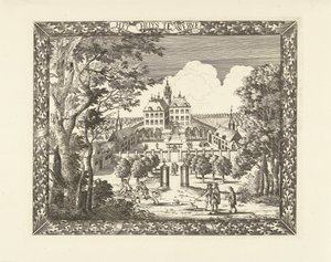 Pohled na Huis te Werve ve Voorburgu Het Huys te Werve (název na objektu)