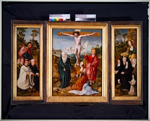 Triptych Ukřižování (panel, střední) od Cornelis Engelbrechtsen