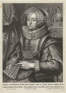 Portrét Marie Anny Rakouské, manželky císaře Ferdinanda III
