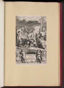 Titulní strana pro Balthasara Cordiera, Iob Elvcidatvs od Cornelis Galle II after Abraham van Diepenbeeck