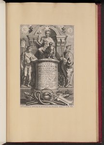 Titulní stránka pro Huberta Goltziuse Icones Imperatorvm Romanorvm (Opera Omnia, V) od Cornelis Galle I after Erasmus Quellinus II after Sir Peter Paul Rubens