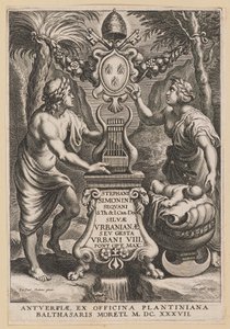 Titulní strana pro Stephanus Simonini, Městské lesy od Cornelis Galle I after Sir Peter Paul Rubens