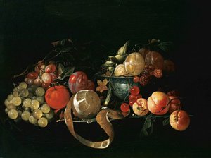 Zátiší s ovocem od Cornelis de Heem
