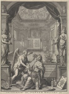 Alegorie přírody od Cornelis Huyberts