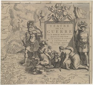 Kaart van de regio Solms tussen Marburg en Frankfurt am Main in Duitsland (blad rechtsboven) Téâtre de la Guerre sur le Rhein, Moessele, Mayn & le Necker (title on object)   1331480   cs       czech Successfully Translated  Original: Die glückliche Hand (2 od Cornelis Huyberts