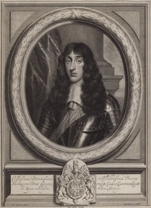 Henry Stuart, vévoda z Gloucesteru, nejmladší syn krále Karla I. (rytina) od Cornelis II Van Dalen