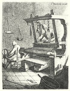 Weaver (rytina) od Cornelis I Danckerts