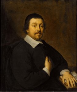 Portrét Johana van Somerena (1622-76) Johan van Someren (1622-76). Velký důchodce z Nijmegenu od Cornelis Jonson van Ceulen (I)