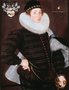 Richard Goodricke z Ribstonu, Yorkshire od Cornelis Ketel