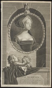 Anne Boleyn, 1697 od Cornelis Martinus Vermeulen