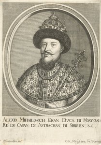 Portrét ruského cara Alexise I. Michajloviče 1629-1676, 1670 od Cornelis Meyssens