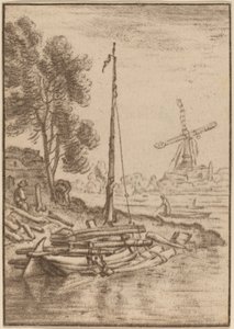 Winding River, 1761, publikoval 1765. od Cornelis Ploos van Amstel