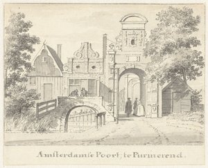 Amsterdamská brána v Purmerendu od Cornelis Pronk
