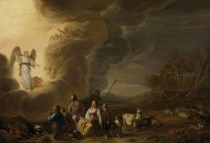 Zvěstování pastýřům. 1630-50