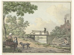 ležícího psa od Cornelis Saftleven