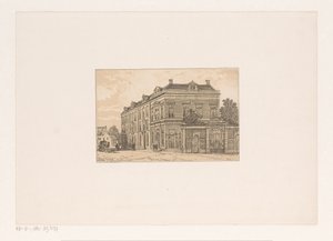 Blok domů z osmnáctého století od Cornelis Springer (possibly)