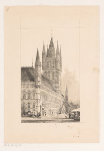 Sukiennice v Ypres Radnice ze třináctého století od Cornelis Springer