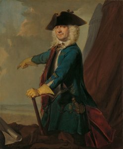 Gerrit Sichterman (1688-1730). Proviantní generál kavalérie, plukovník pěšího pluku Oranje-Groningen, velitel Grave od Cornelis Troost