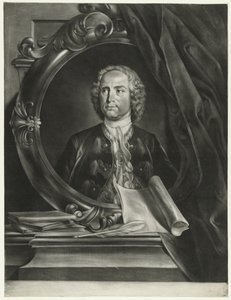 Portrét skladatele Pietra Antonia Locatelliho 1695-1764 od Cornelis Troost