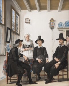 Saartje Jans je požádána o ruku v manželství, 1738 od Cornelis Troost
