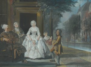 Mlýnek varhan, 1743 od Cornelis Troost