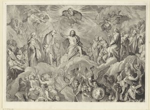 Poslední soud (horní deska) od Cornelis Visscher (II)