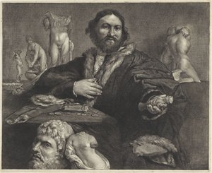 Portrét sběratele Andrey Odoniho Portrét Andrey Odoniové