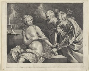 Susanna a starší od Cornelis Visscher (II)