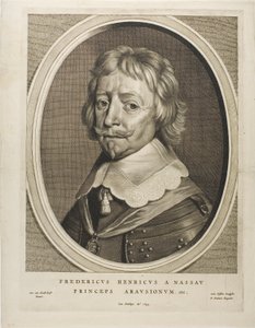 Frederic Henry, princ Oranžský, z knihy Devět portrétů od Cornelis Visscher